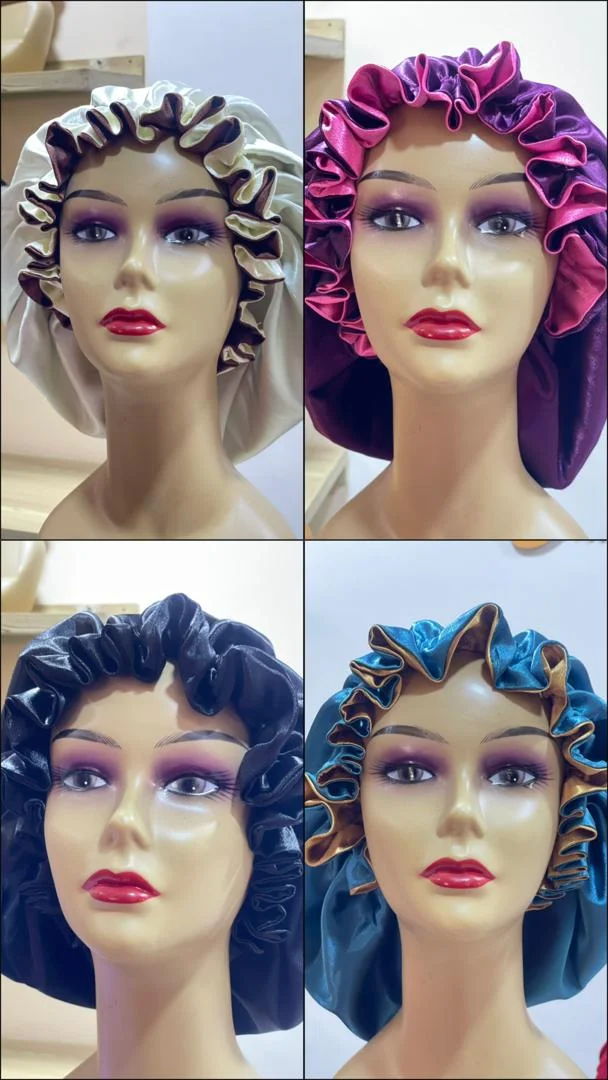 Satin bonnet elastic